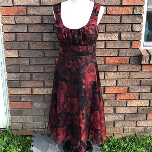 Rose floral dress by Connected Apparel Medium